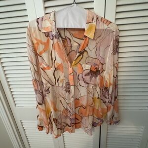 Pilcro Romy Relaxed Buttdown Shirt